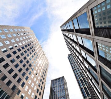 Commercial real estate planning and building exterior in Canada