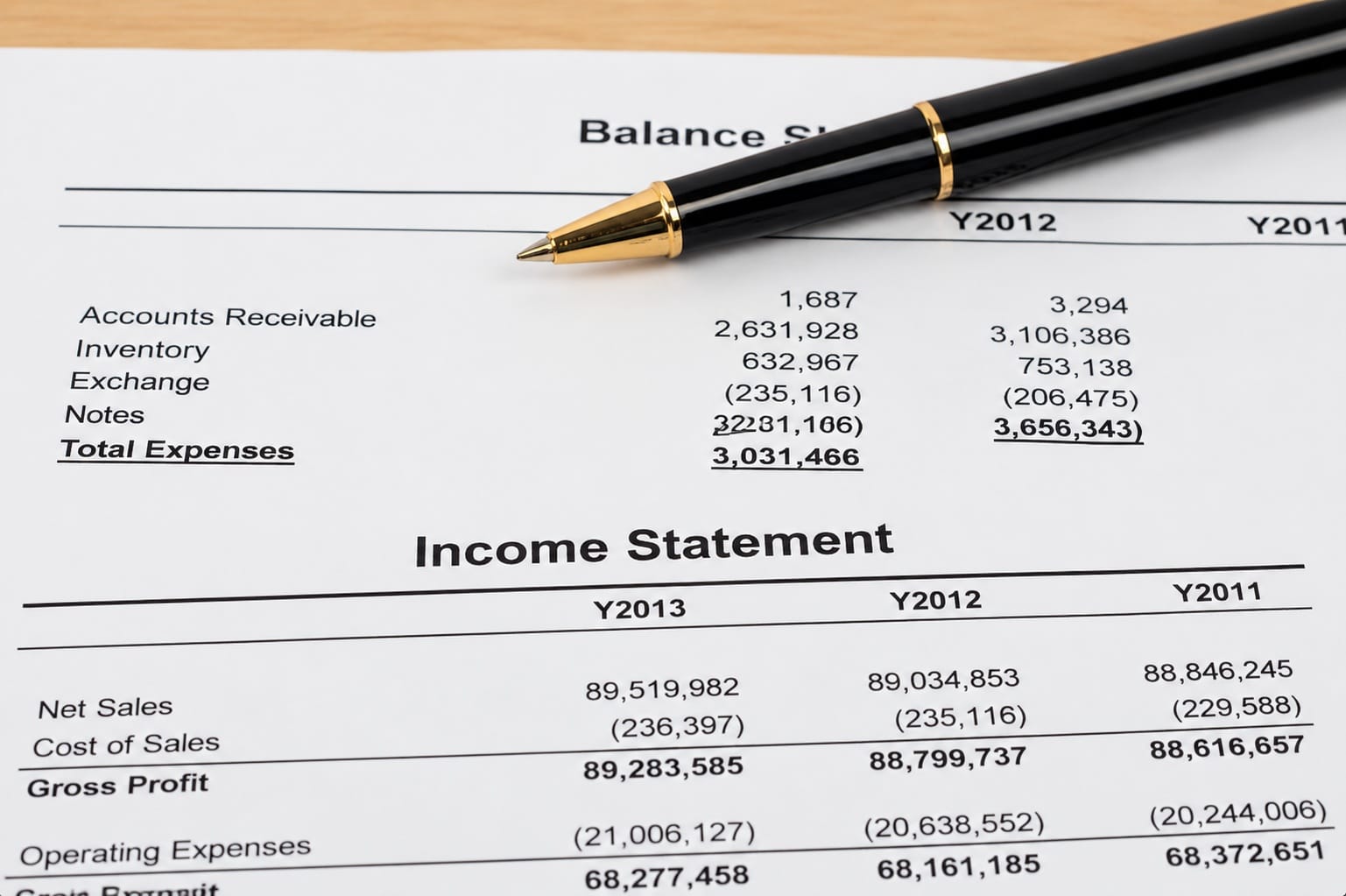 Financial statement preparation and review documents in Canada