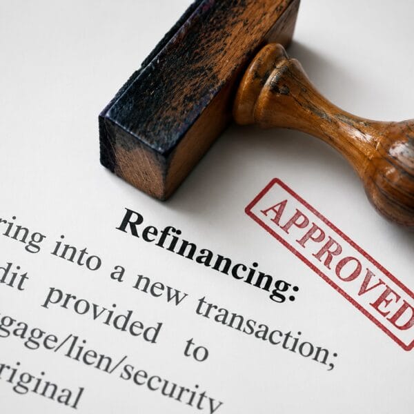 Mortgage refinance documents and property paperwork in Canada