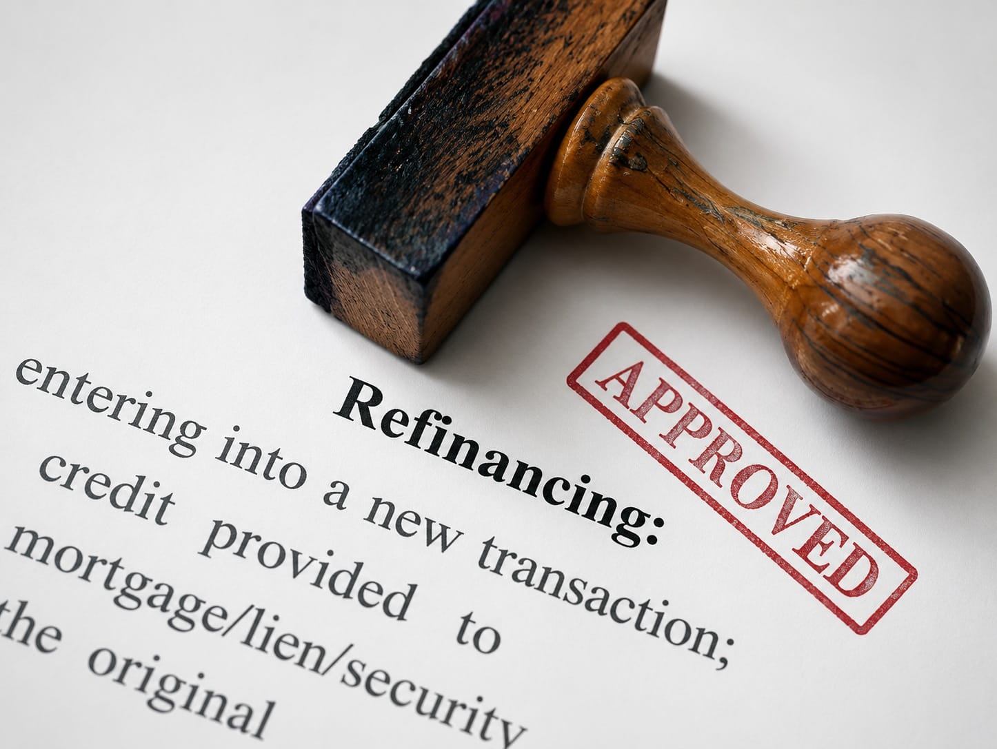 Mortgage refinance documents and property paperwork in Canada